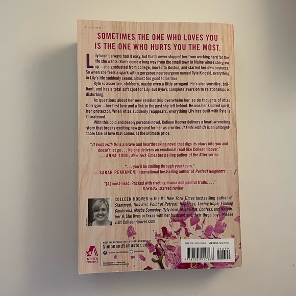 It Ends With Us by Colleen Hoover - Picture 2 of 2